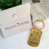 Personalised Pawprint,Picture Keyrings
