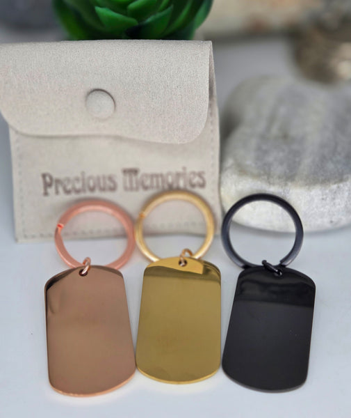 Personalised Pawprint,Picture Keyrings