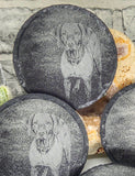 Personalised Photo Laser engraved coasters