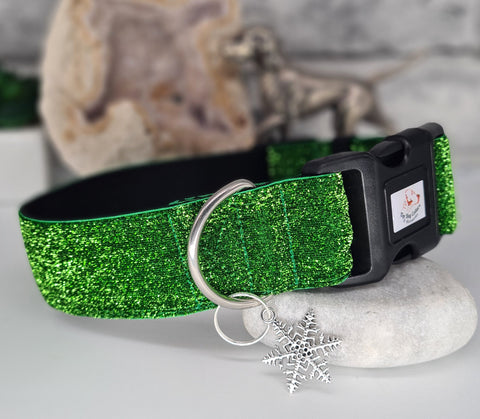 Green Sparkle 1.5" Collars
