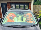 Tongue Out Tuesday Car Windscreen Sunshade