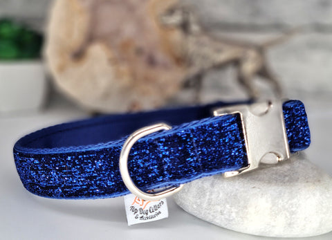 Navy Sparkle Collars & Leads