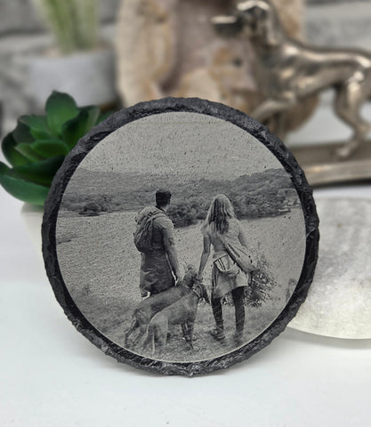 Personalised Photo Laser engraved coasters
