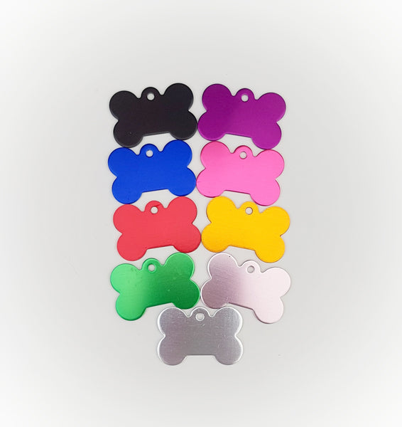 Bone Pet ID Tags Small