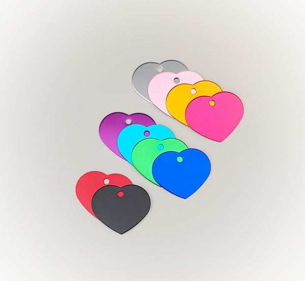 Heart Pet ID Tags Medium