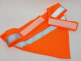 High Vis Dayglow Orange Dog Bandana