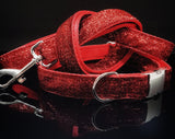 Red Sparkle Collars & Leads