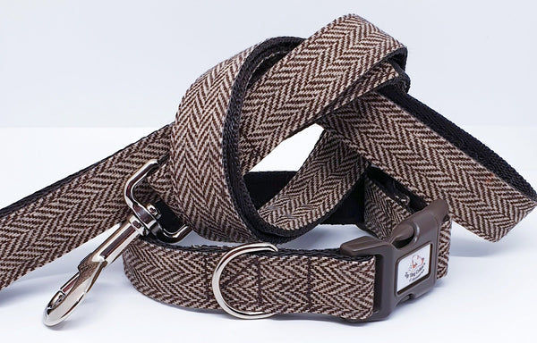 Brown Herringbone