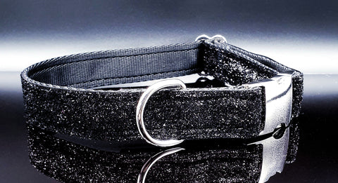 Black Sparkle Collars & Leads