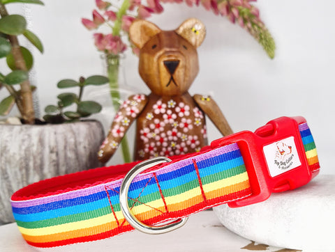Pride Rainbow Stripe Collars & Leads