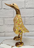 Yellow and Purple tall Daisy Duck