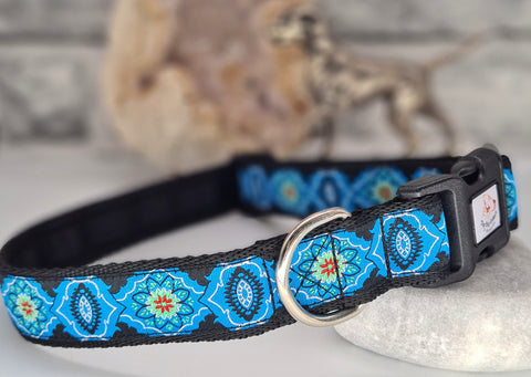 Blue Mandala Collars & Leads