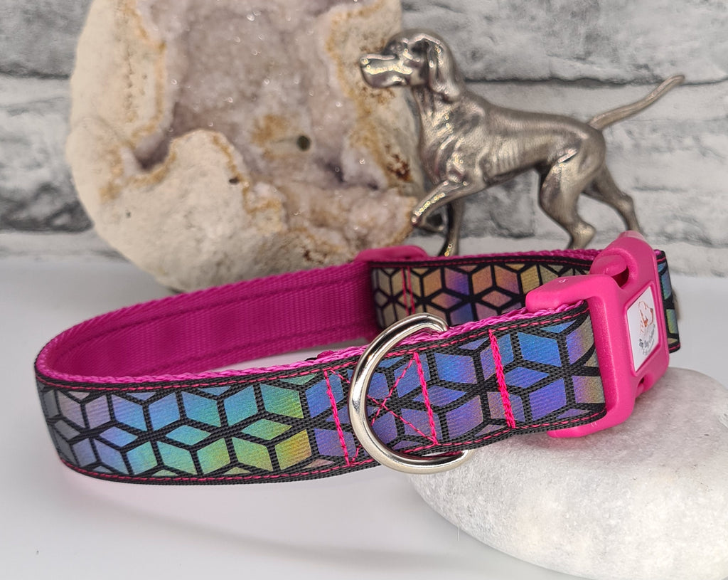 Rainbow Reflective Collars & Leads Top Dog Collars & Accessories