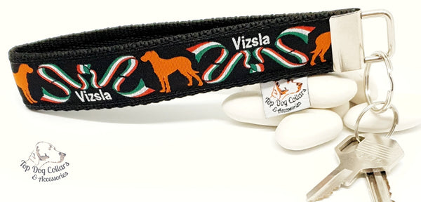 Vizsla Wristlet Key Fob