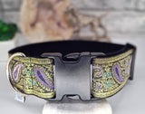 Metalic Purple Paisley 2" Wide Collars