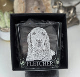 Personalised Photo Etched Glass T-Light Holders