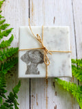 Marble Coaster Smooth Vizsla Art