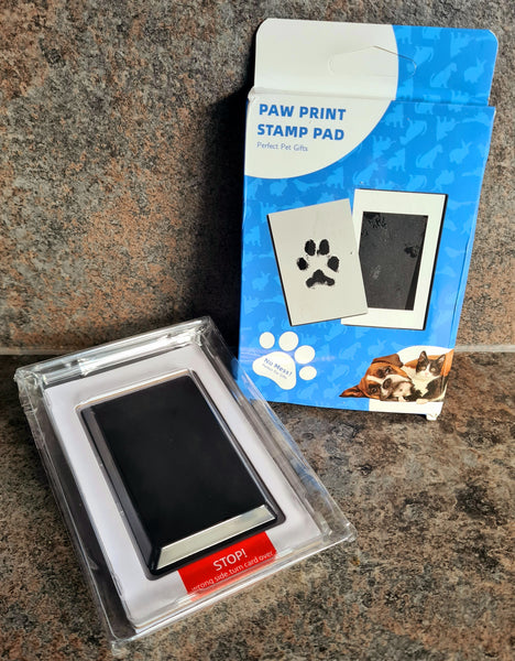 Pet paw/nose print ink pad kit