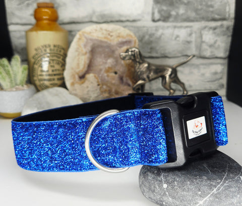 Royal Blue Sparkle 1.5" wide