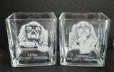 Personalised Photo Etched Glass T-Light Holders