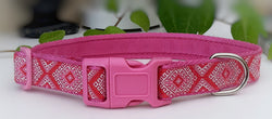 Pink Aztec Dog Collar / Lead