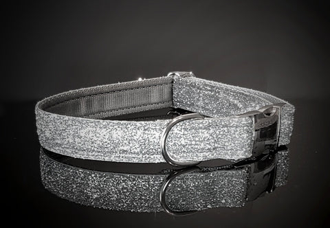 Silver Sparkle Collars & Leads