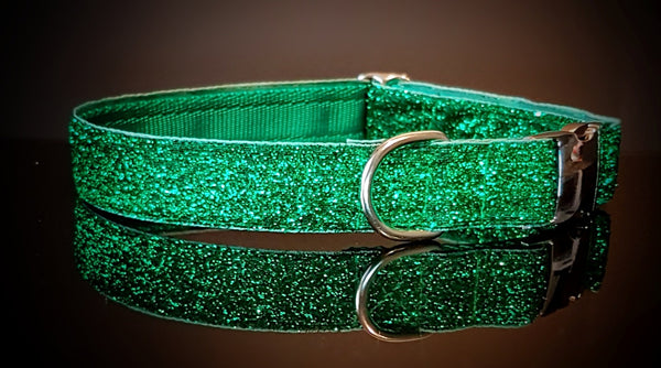 Emerald Green Sparkle Collars & Leads