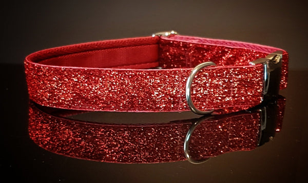 Red Sparkle Collars & Leads