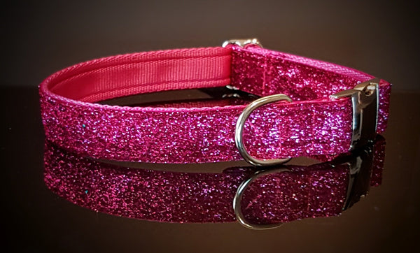 Hot Pink Sparkle Collars & Leads