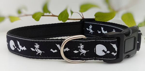Witches & Broomsticks Dog Collar / Lead