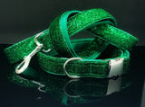 Emerald Green Sparkle Collars & Leads