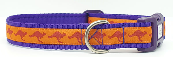 Kangaroo Themed Dog Collars & Leads