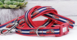 Red Camper van Collars & Leads