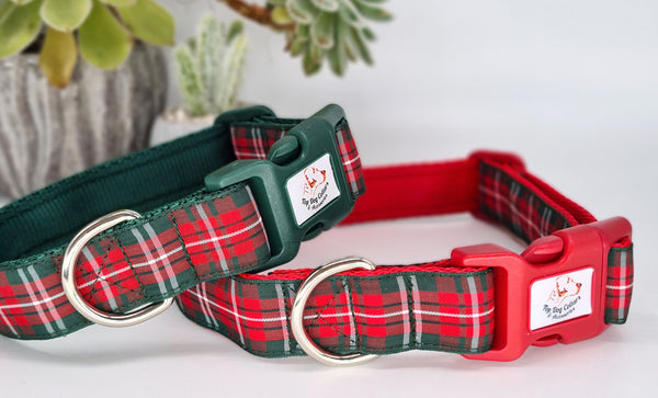Red and Green Tartan Collars & Leads