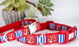 Stripes & Anchors Collars & Leads