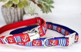 Stripes & Anchors Collars & Leads