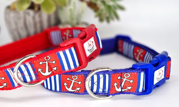 Stripes & Anchors Collars & Leads