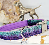 Purple Turquoise Sparkle Collars & Leads