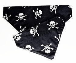 Skull and Crossbones Dog Bandana