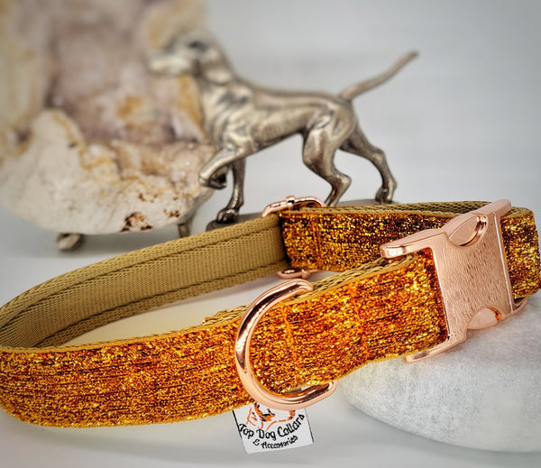 Ginger Gold Sparkle Collars & Leads
