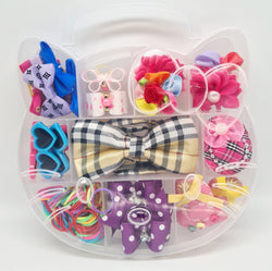 Dog hair bows and clips kits