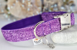 Purple Sparkle Collars & Leads