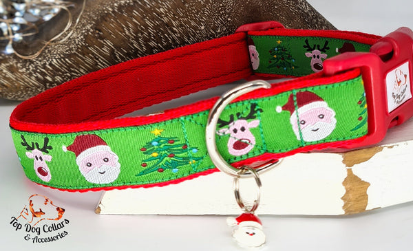 Cheeky Christmas Dog Collars & Leads